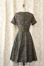 Forest Floral Day Dress M