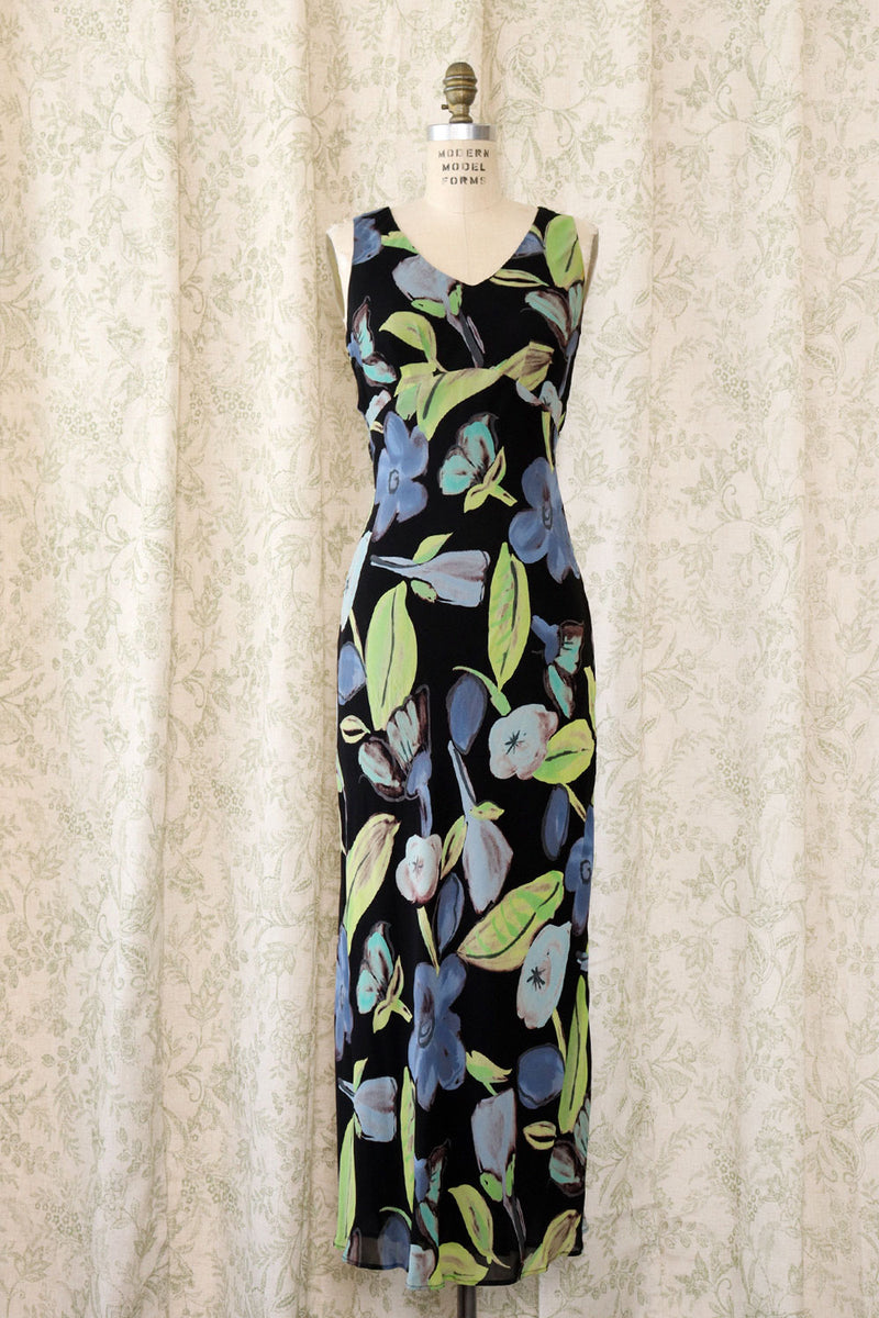 Tessuto Bias Cut Painterly Maxi S