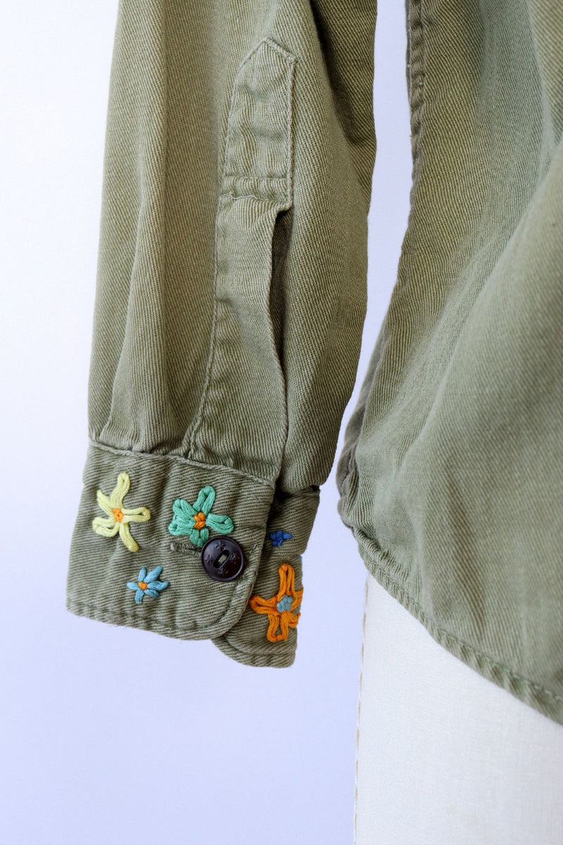 Embroidered 1950s Boy Scouts Top XS/S