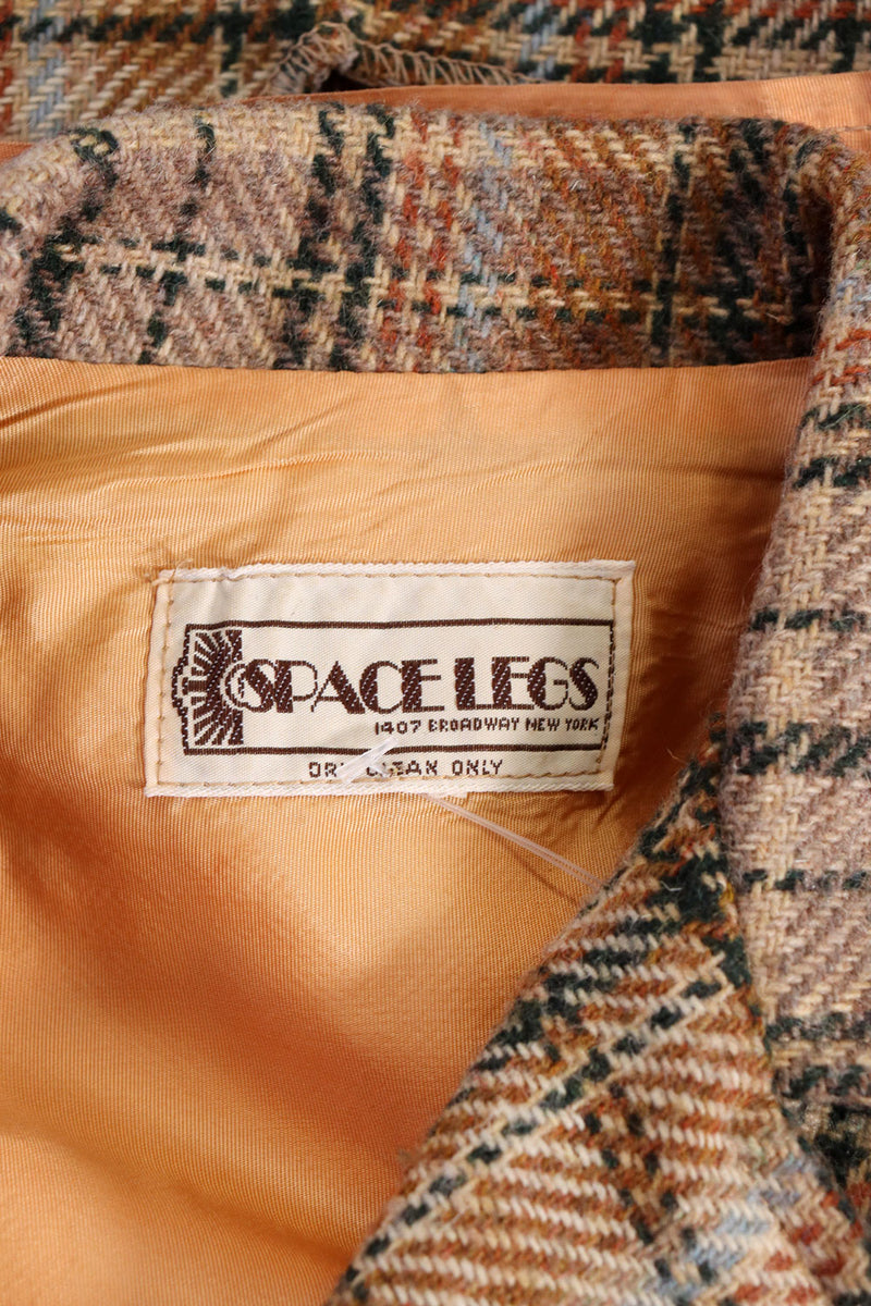 Space Legs Tweed Vest XS