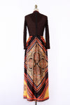 Scrunchie Scarf Print Maxi M