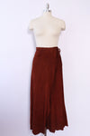 Hickory Suede Fringe Skirt M-XL