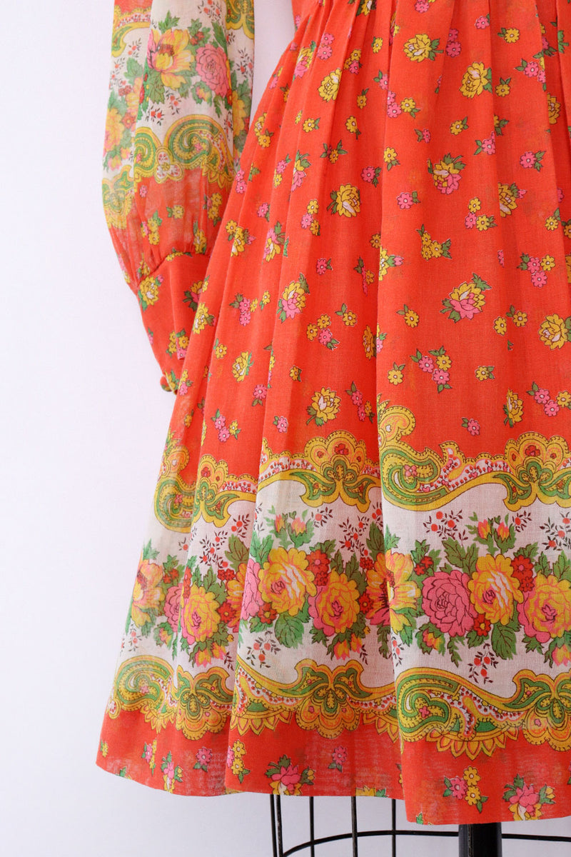 Tangerine Dream Voile Mini Dress S/M