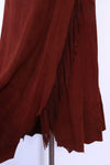 Hickory Suede Fringe Skirt M-XL