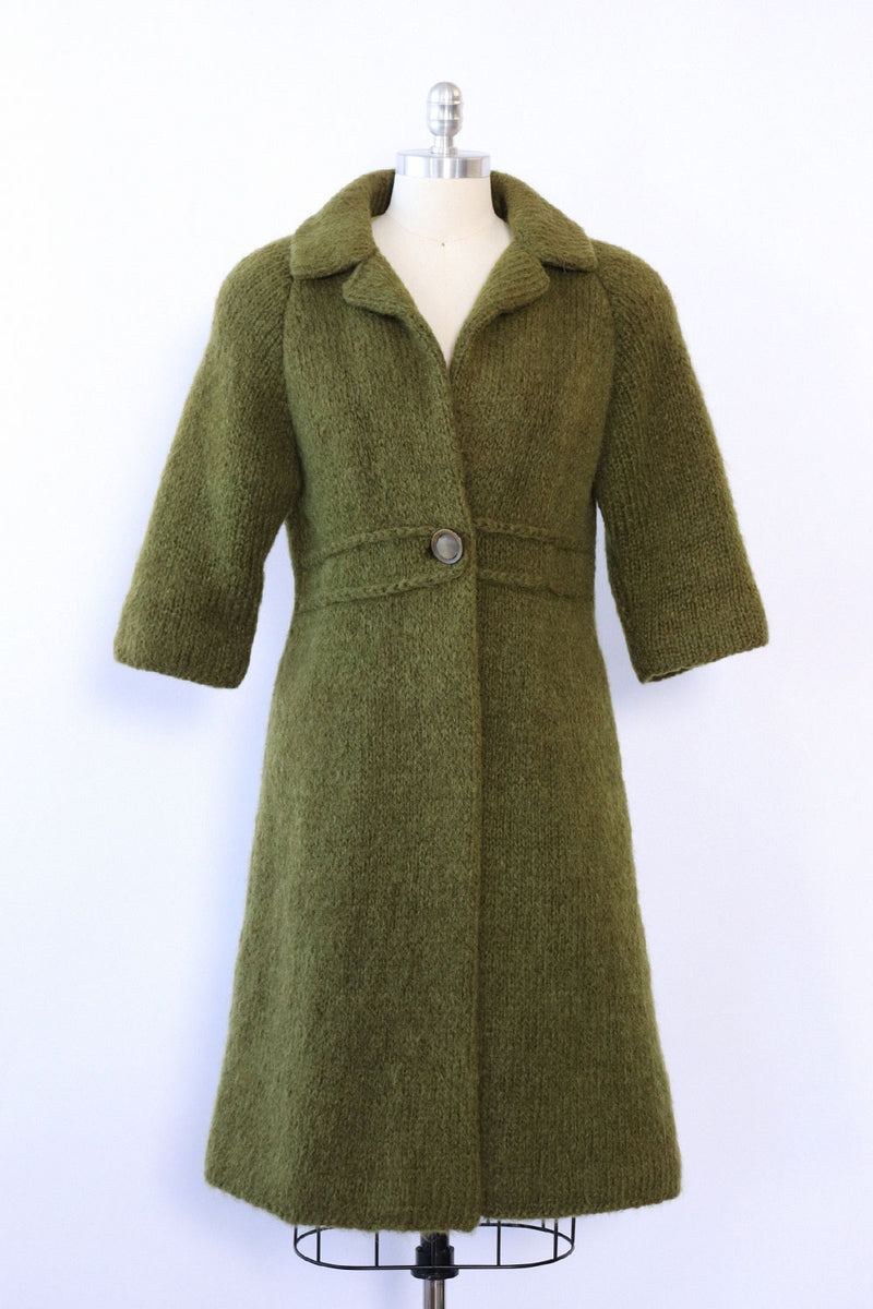 Avo Green Chunky Knit Jacket S/M