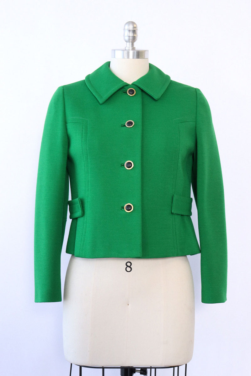 Alice Jane Dows Kelly Green Knit Ensemble S