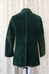 Forest Suede Topstitch Jacket S-S/M