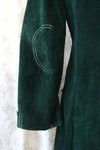 Forest Suede Topstitch Jacket S-S/M