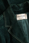 Forest Suede Topstitch Jacket S-S/M