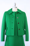 Alice Jane Dows Kelly Green Knit Ensemble S