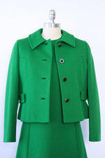 Alice Jane Dows Kelly Green Knit Ensemble S