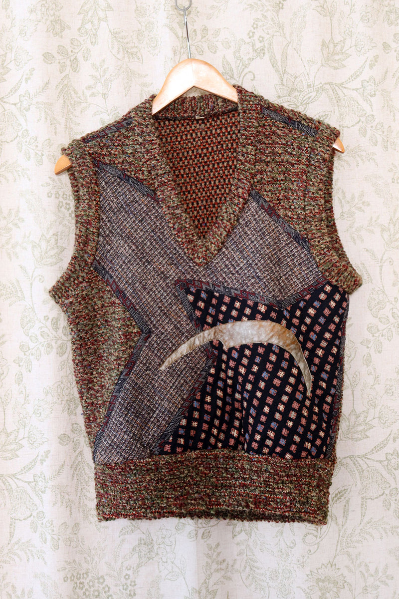 Mixed Media Vest S-L