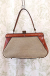 1960s Etienne Aigner Tweed Handbag