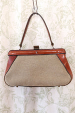 1960s Etienne Aigner Tweed Handbag