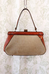 1960s Etienne Aigner Tweed Handbag