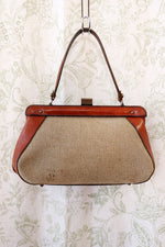 1960s Etienne Aigner Tweed Handbag