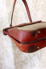 1960s Etienne Aigner Tweed Handbag