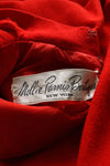 Tomato Red Wool Crepe Mini Dress XS/S
