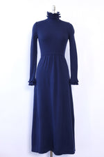 Roncelli Navy Rib Knit Maxi XS-M