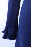 Roncelli Navy Rib Knit Maxi XS-M