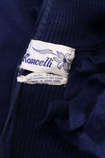 Roncelli Navy Rib Knit Maxi XS-M