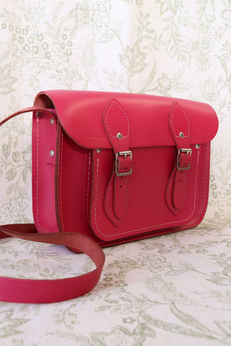 Cambridge Satchel Co. Magenta Messenger