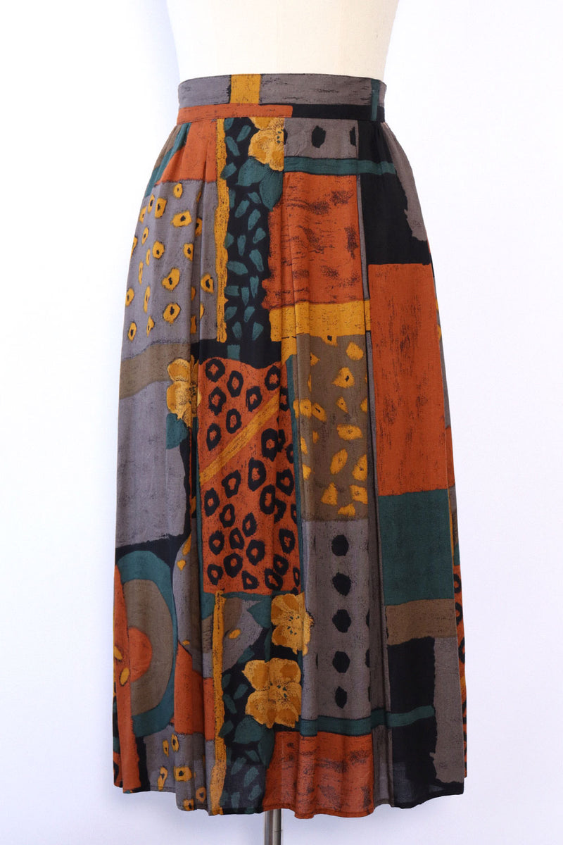 Abstract Earthtone Midi XS-M