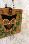 1960s Enid Collins Owl Box Bag