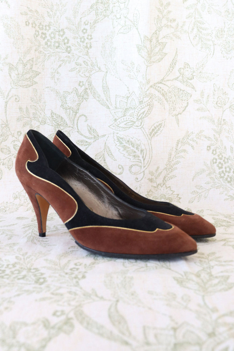 Bally Two Tone Heels 7