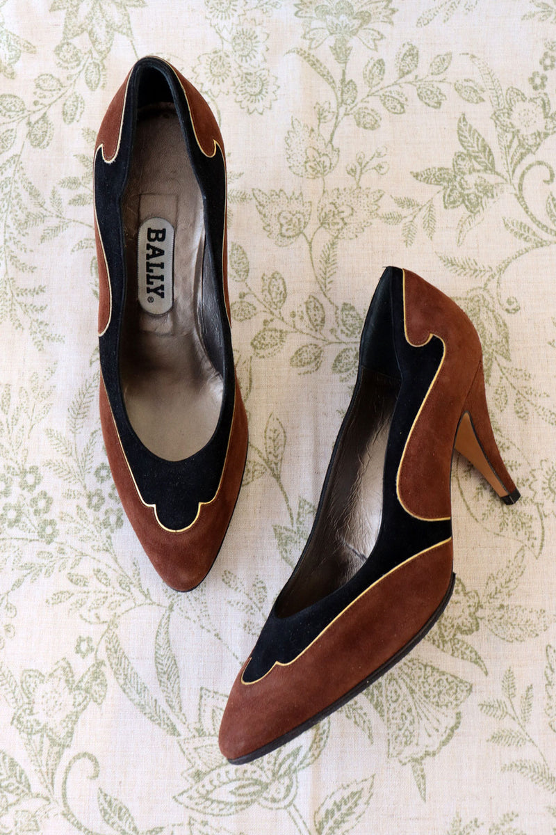 Bally Two Tone Heels 7