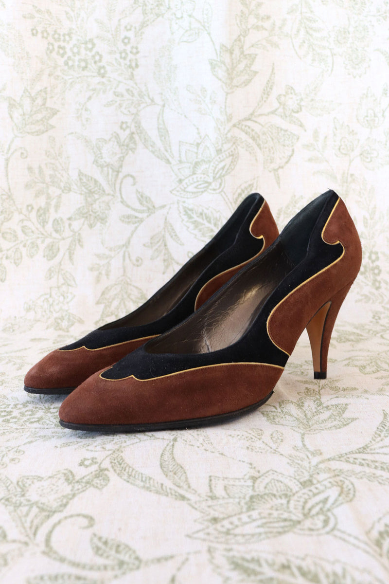 Bally Two Tone Heels 7