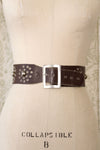 Thick Studded Leather Belt