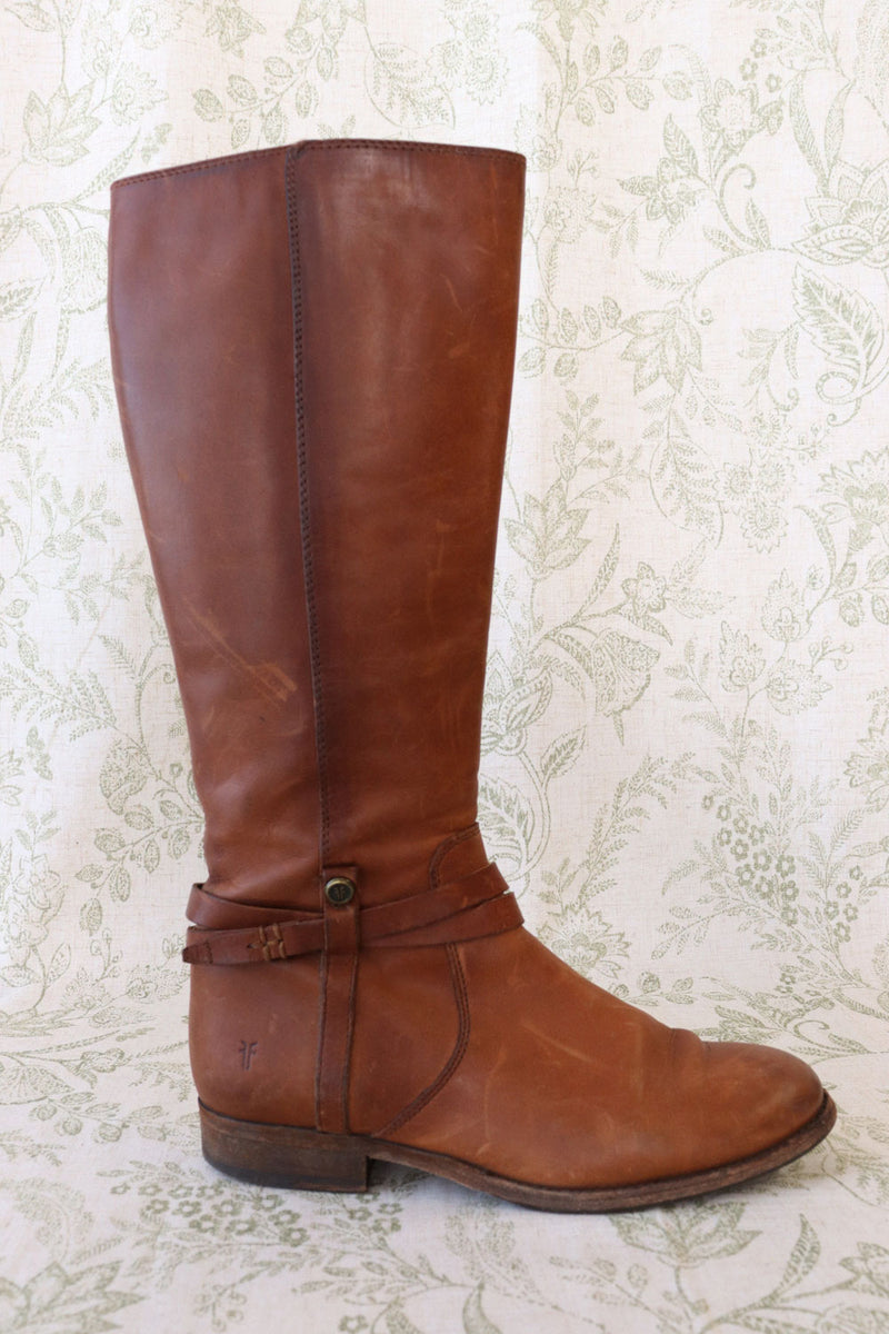Frye Oak Leather Tall Boots 8