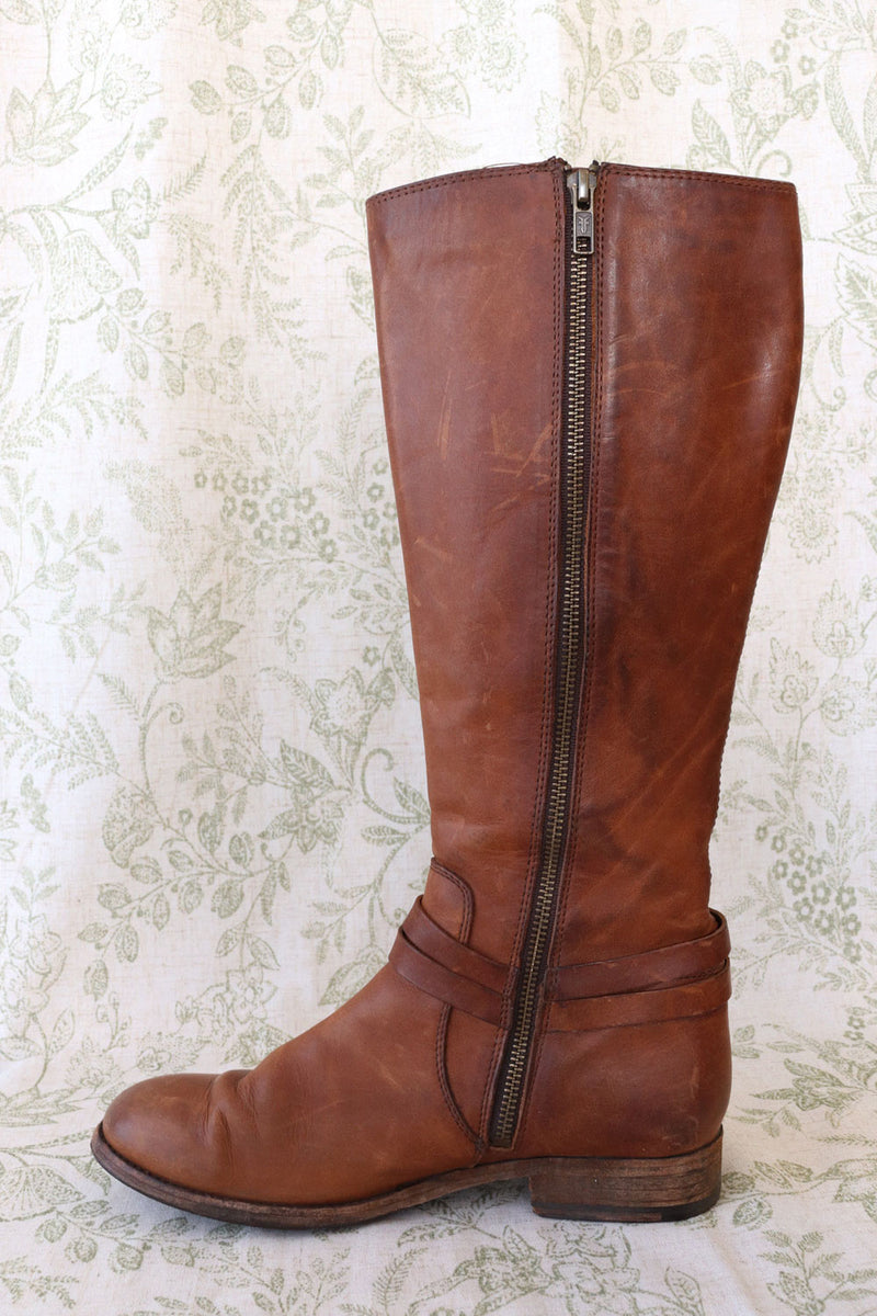 Frye Oak Leather Tall Boots 8