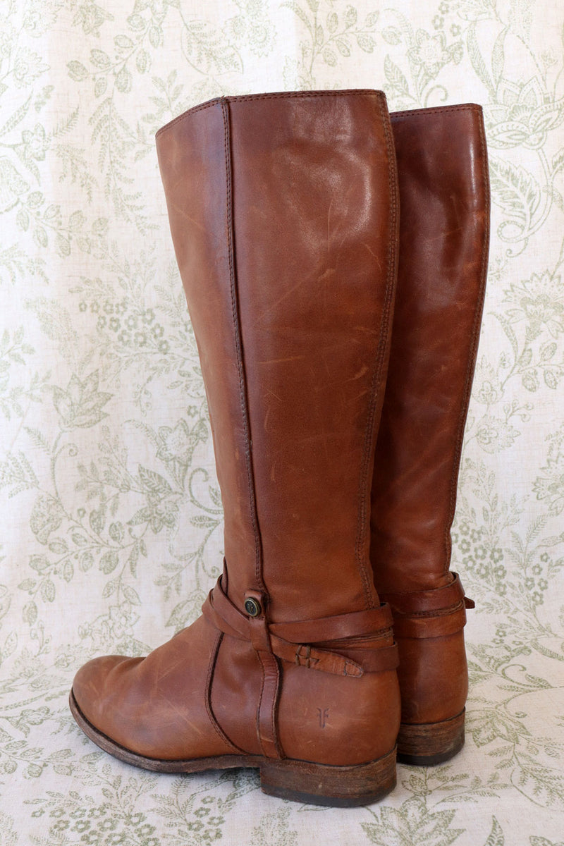 Frye Oak Leather Tall Boots 8