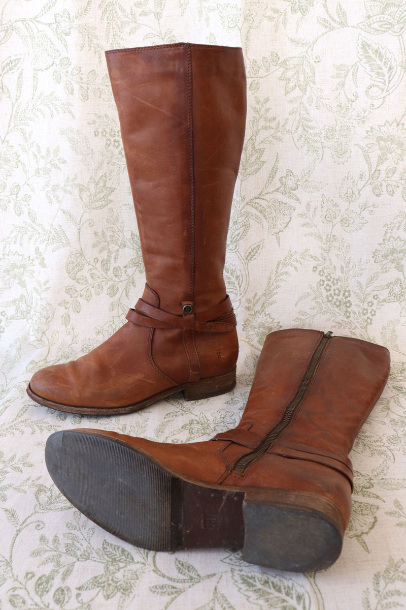 Frye Oak Leather Tall Boots 8