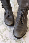 Charcoal Leather Riding Boots 7