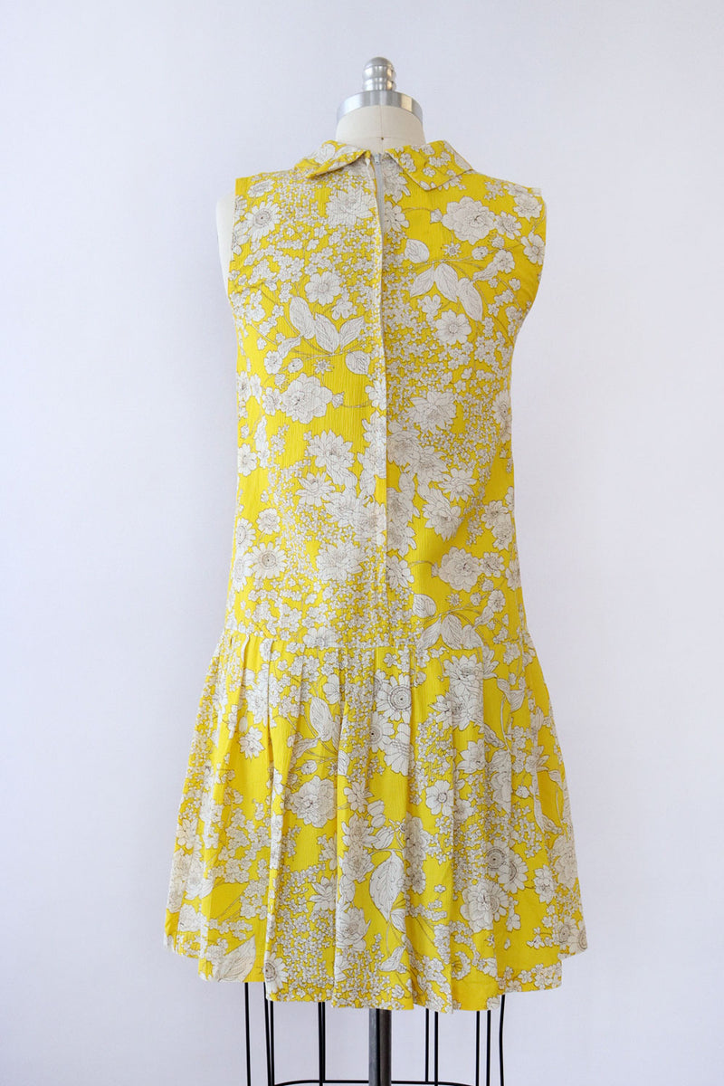 Ditsy Daffodil Dropwaist Dress S