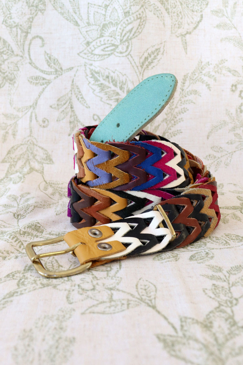 Array Leather Link Belt