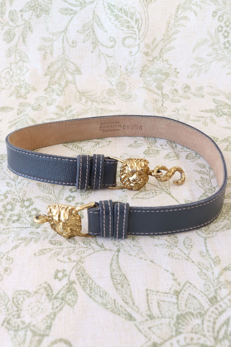 Anne Klein Lionhead Belt