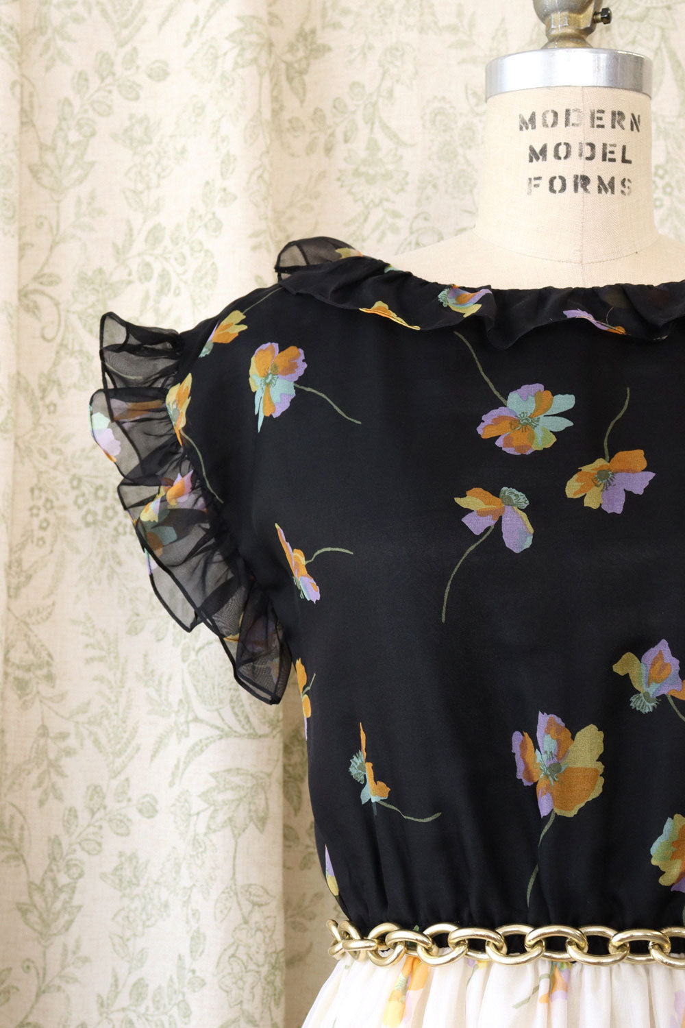 Amen Wardy Pansy Organza Dress S/M