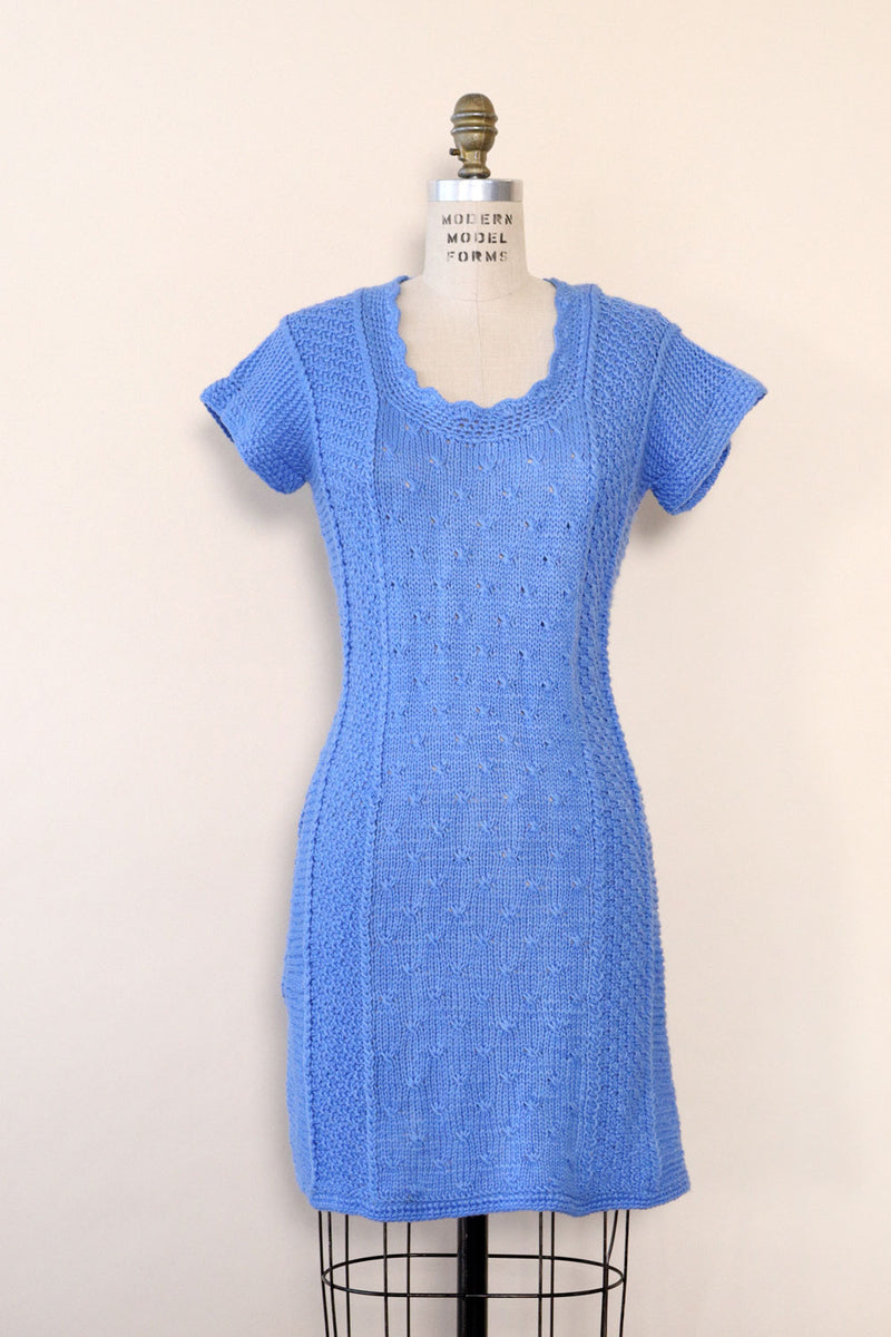 Cornflower Blue Sweater Dress M