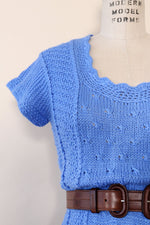 Cornflower Blue Sweater Dress M