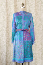 Anne Crimmins Silk Lilac Dress S/M