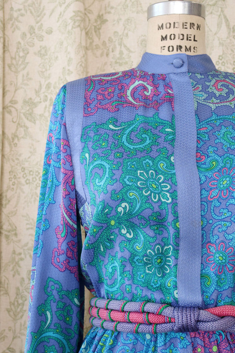 Anne Crimmins Silk Lilac Dress S/M