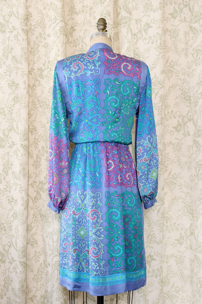 Anne Crimmins Silk Lilac Dress S/M