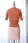 Huk•A•Poo Peach Pointelle Cardi XS/S