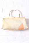 Metallic Pastel Leaf Purse