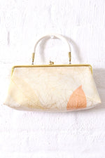 Metallic Pastel Leaf Purse