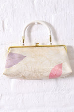 Metallic Pastel Leaf Purse